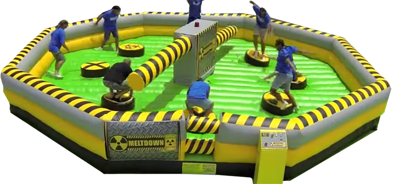 Toxic Meltdown Interactive inflatable game in Jacksonville Florida